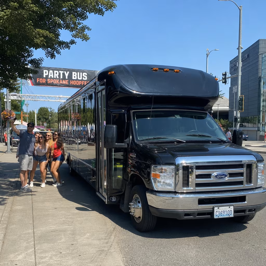 Party Bus for Spokane Hoopfest
