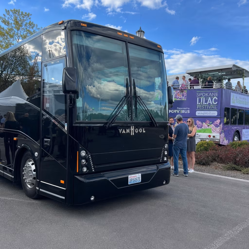 Party Bus for the Spokane Lilac Festival