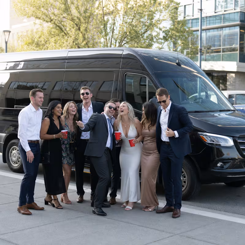 Spokane Bachelor & Bachelorette Transportation fleet vehicle