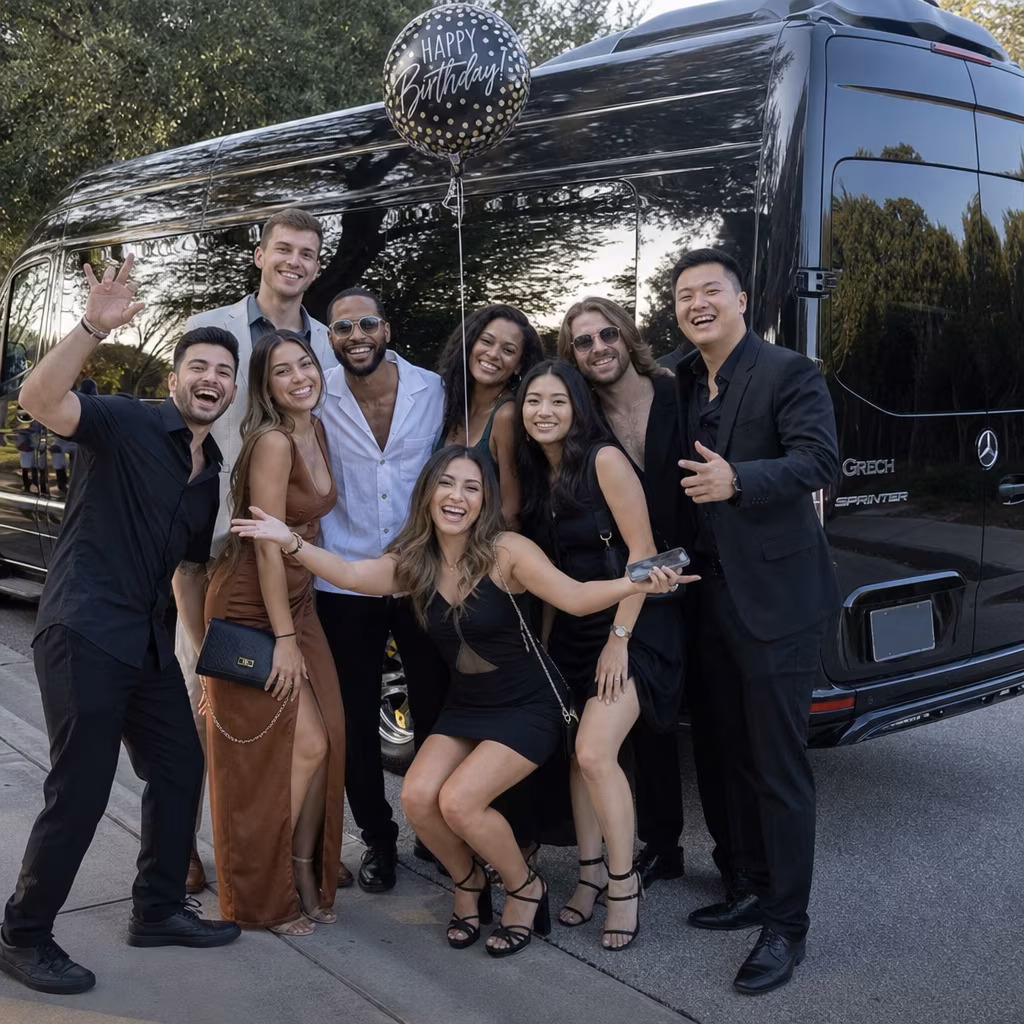 Birthday party bus