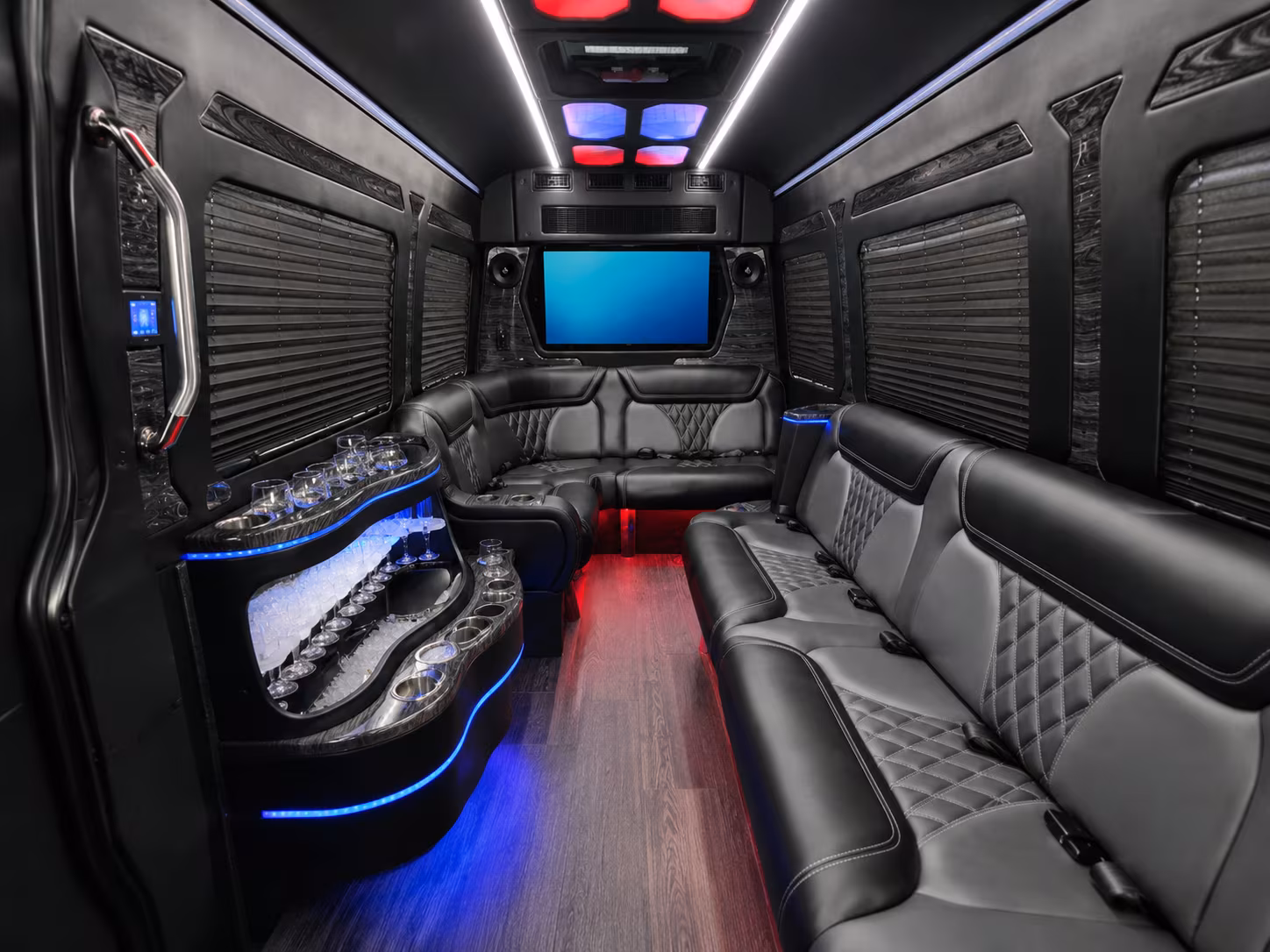 Spokane Airport Shuttle & Transportation party bus exterior
