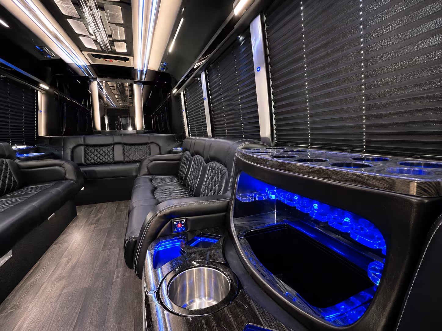 Spokane Bachelor & Bachelorette Transportation party bus exterior
