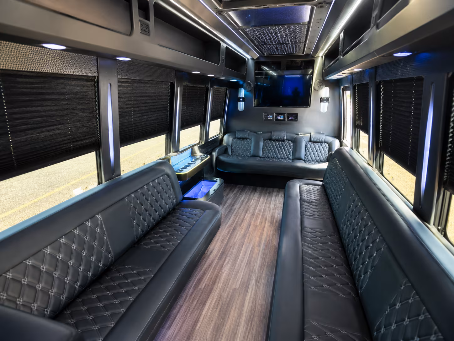 Spokane Bachelor & Bachelorette Transportation onboard seating