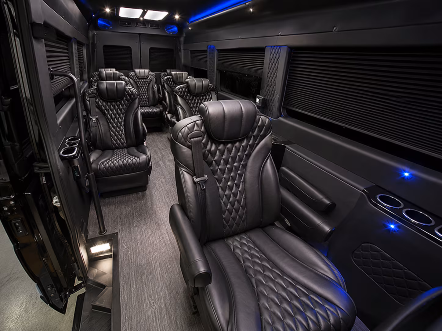 Spokane Corporate Transportation party bus interior