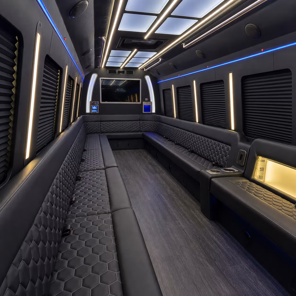 Spokane Private Event Transportation party bus exterior