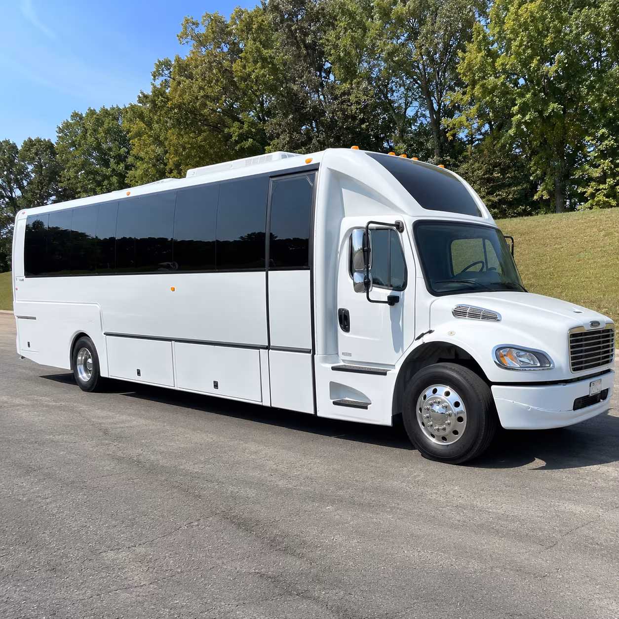Spokane Private Event Transportation party bus exterior