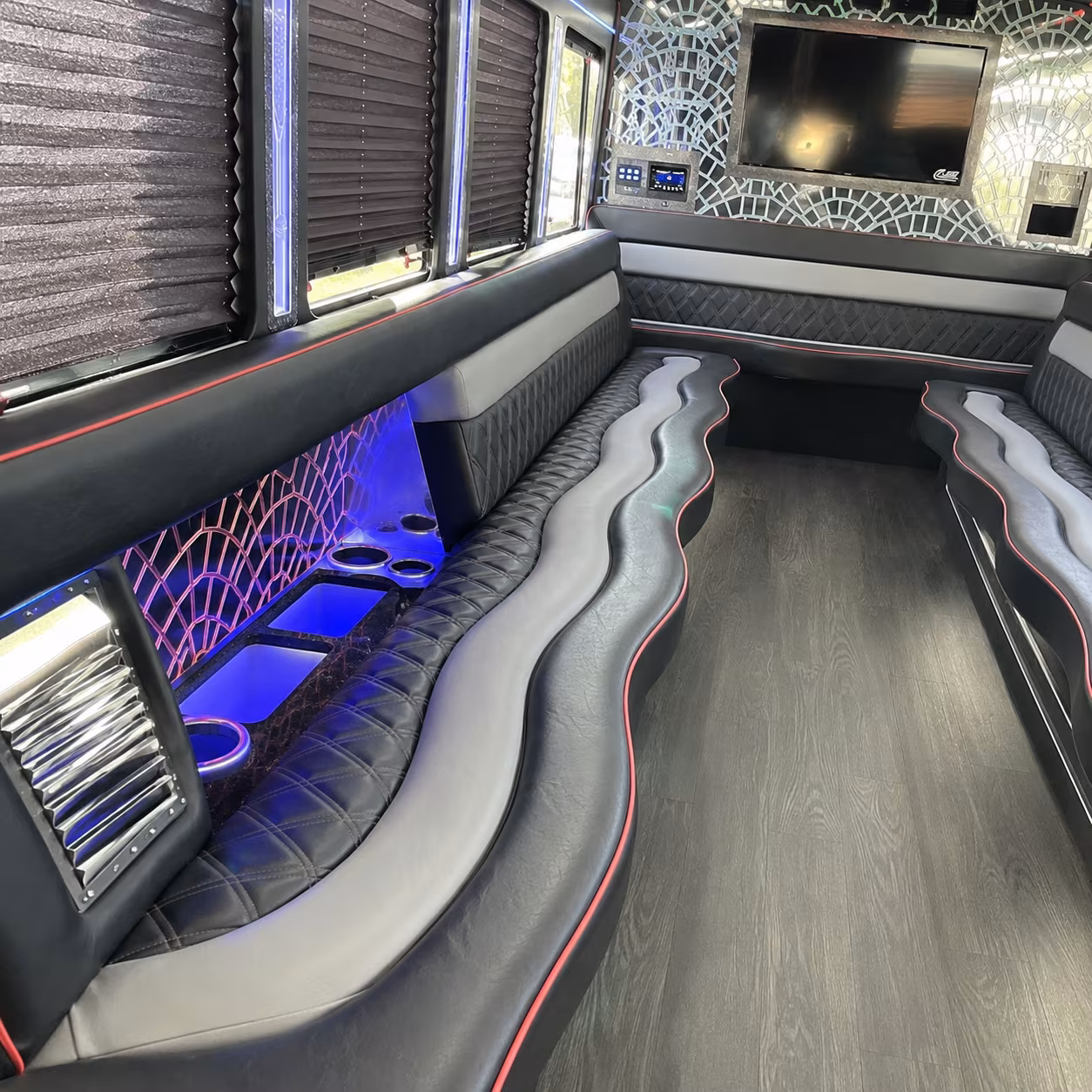 Spokane Prom & Homecoming Transportation party bus exterior