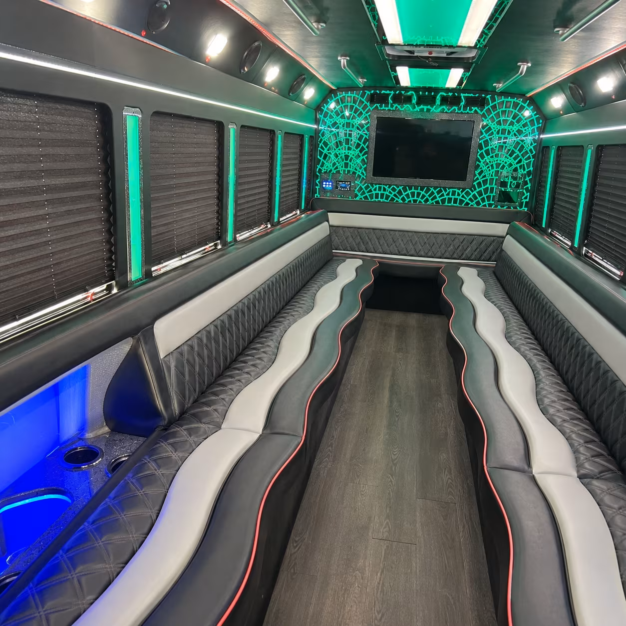 Spokane Prom & Homecoming Transportation party bus exterior