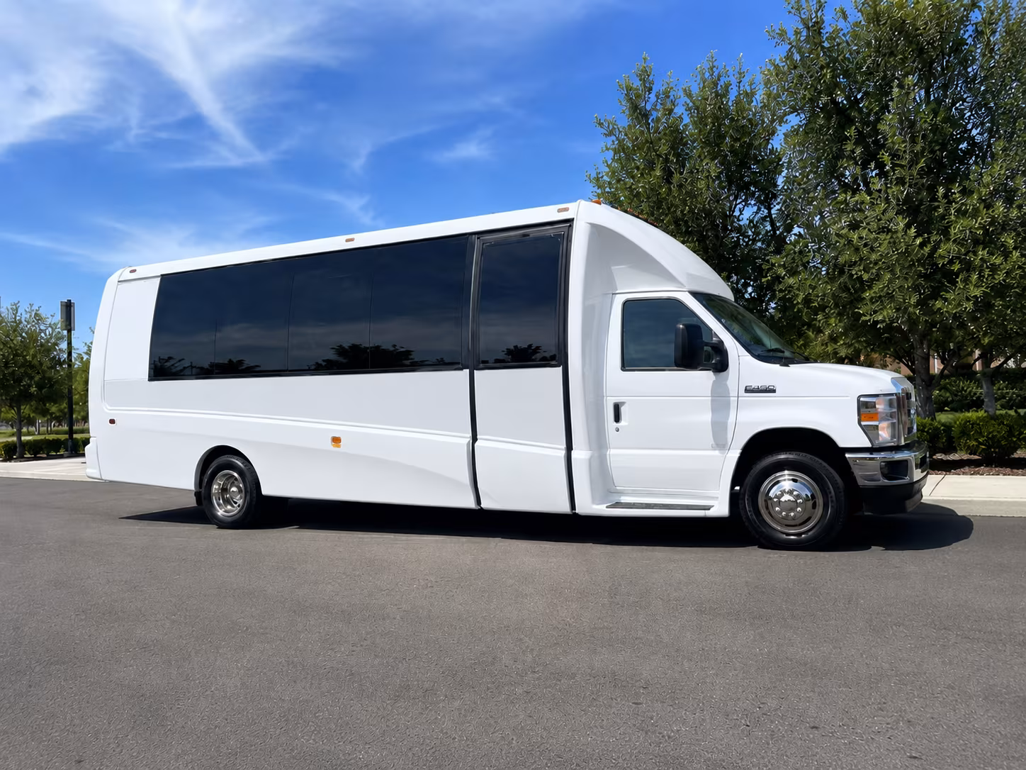 Spokane School Event Transportation party bus exterior