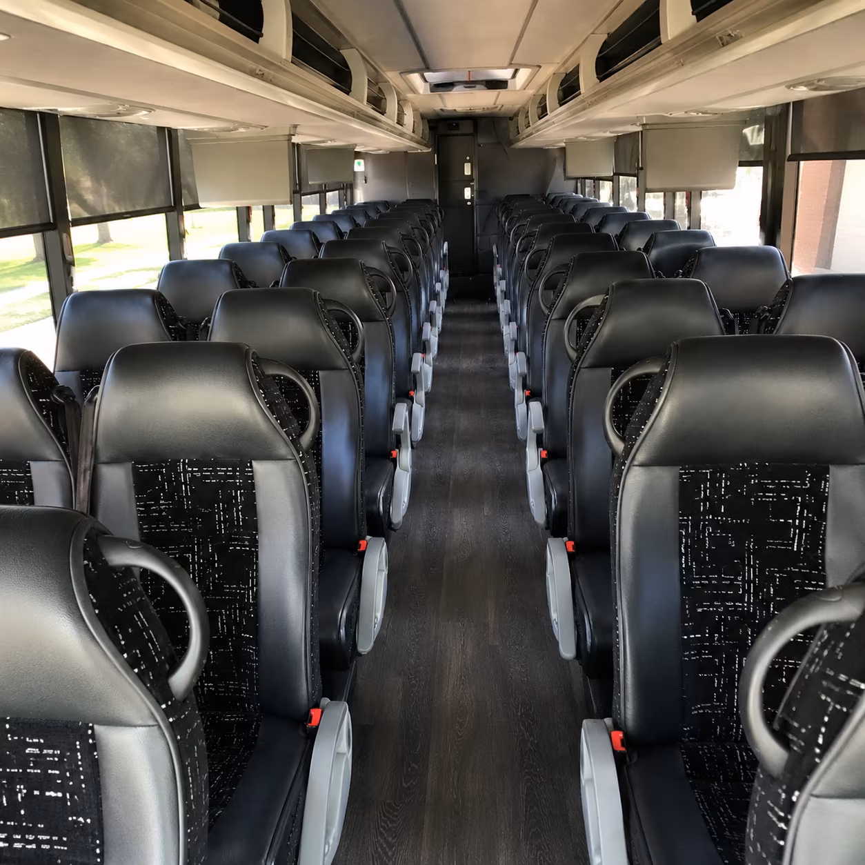 Spokane School Event Transportation party bus interior