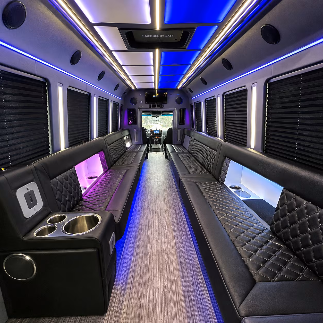 Spokane Sporting Event Transportation onboard seating