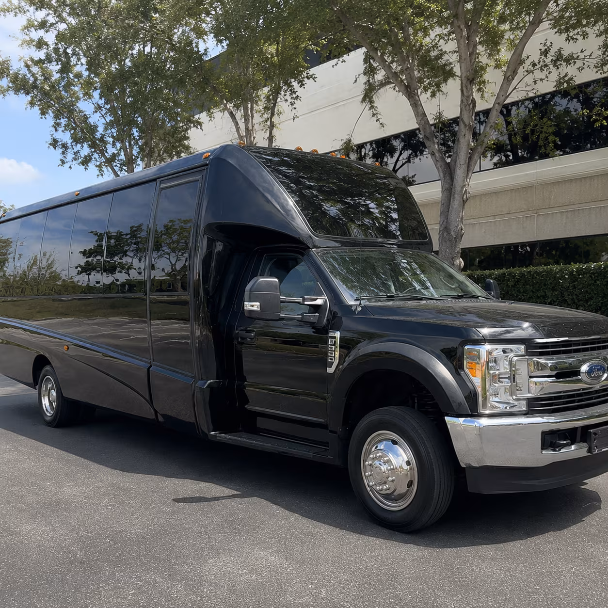 Spokane Wedding Transportation party bus exterior